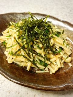 えのきとたっぷり大葉の梅ポン酢和え-レシピのメイン写真