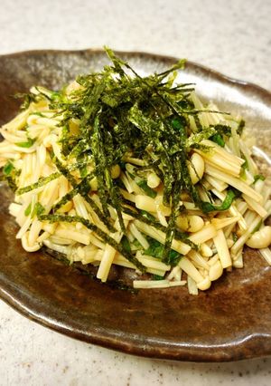 えのきとたっぷり大葉の梅ポン酢和え-レシピのメイン写真