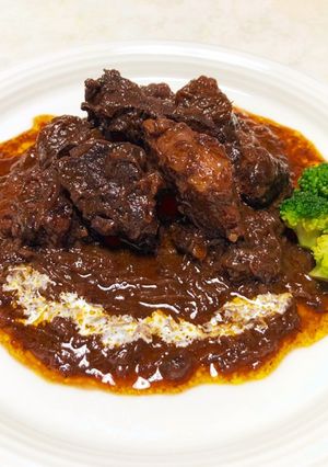 特別な晩酌に♡牛すね肉の赤ワイン煮込み-レシピのメイン写真