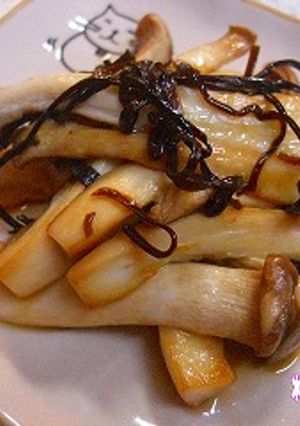 エリンギバター塩昆布炒め-レシピのメイン写真