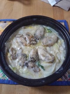 白菜とカキのミルク煮-レシピのメイン写真