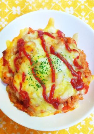 残りご飯で!簡単、トマトチーズドリア❀-レシピのメイン写真