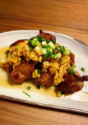 豚こまの唐揚げ(ニンニク生姜万能ソース)-レシピのメイン写真