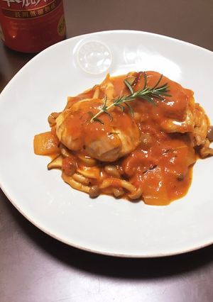 鶏肉のトマト煮が絶品！カチャトーラ-レシピのメイン写真