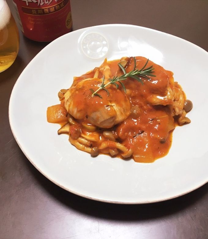 鶏肉のトマト煮が絶品!カチャトーラ-レシピのメイン写真
