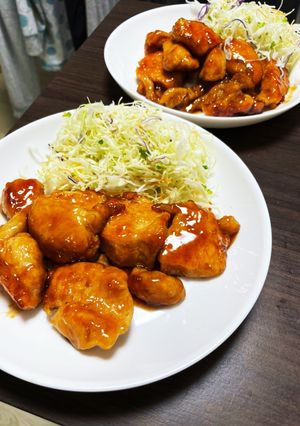 15分調理で簡単！照り焼きチキンプレート-レシピのメイン写真