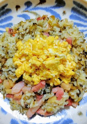 生姜とベーコン入り高菜チャーハン-レシピのメイン写真