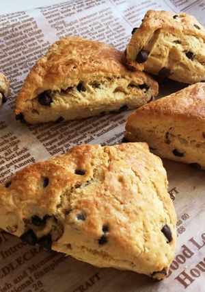 サクサク美味しい♪カフェ風チョコスコーン-レシピのメイン写真