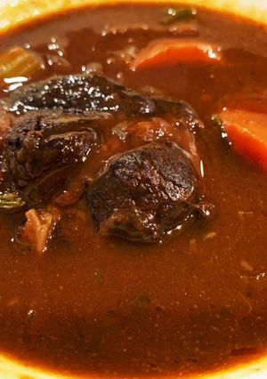 牛スネ肉の絶品赤ワイン煮-レシピのメイン写真