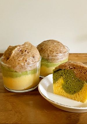 3色甘酒蒸しパン-レシピのメイン写真