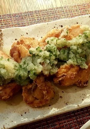 塩麹の唐揚げ。柚子おろしポン酢。-レシピのメイン写真