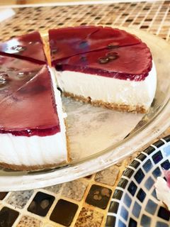 ヨーグルトのレアチーズケーキ-レシピのメイン写真