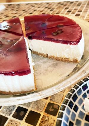 ヨーグルトのレアチーズケーキ-レシピのメイン写真