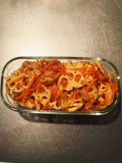 レンコンのきんぴら-レシピのメイン写真