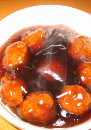 ちょっぴり甘めのタレだく肉団子-レシピのメイン写真