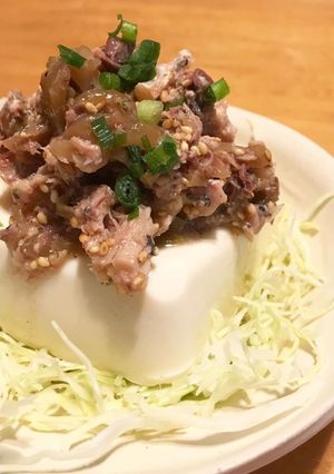 サバの水煮缶で☆サバと搾菜の豆腐サラダ-レシピのメイン写真