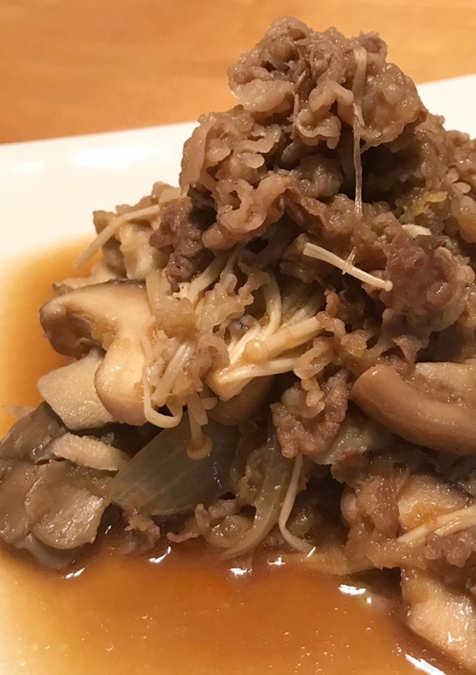 おろし野菜だれ☆牛肉ときのこの炒め煮-レシピのメイン写真