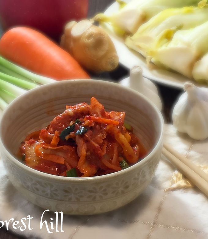 【コク旨・ちょい甘】韓国風白菜キムチ-レシピのメイン写真