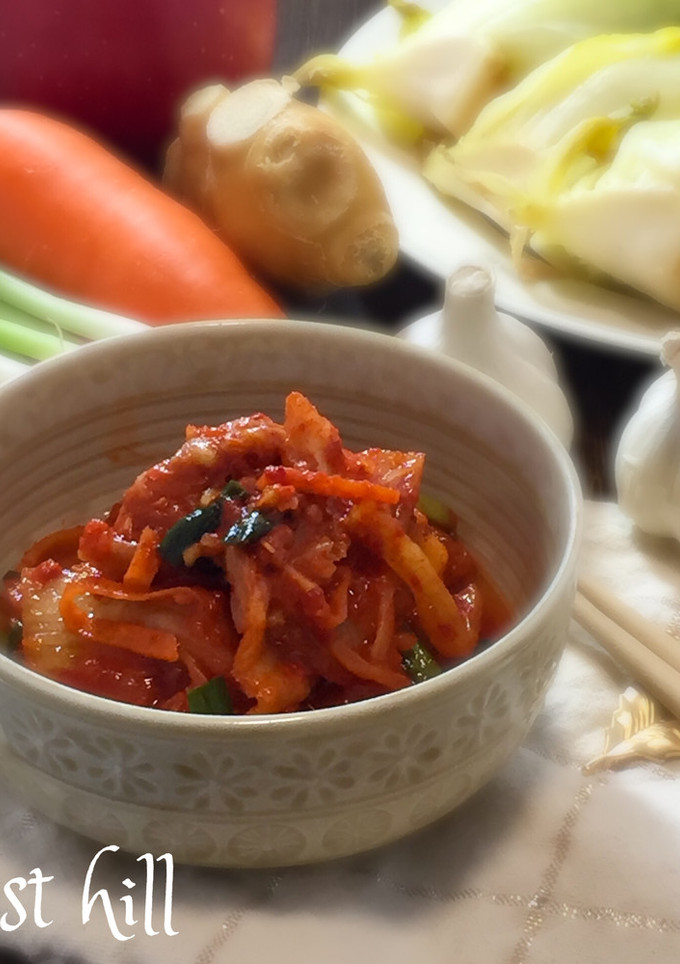 【コク旨・ちょい甘】韓国風白菜キムチ-レシピのメイン写真