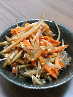 ぱっ!簡単!きんぴらごぼう-レシピのメイン写真