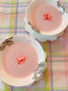 ピンクの蕪のポタージュ-レシピのメイン写真