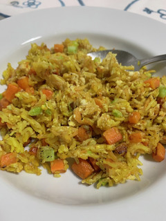 余ったターメリックライスで♪カレー炒飯-レシピのメイン写真