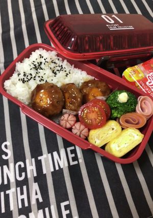 男子中学生弁当1/17牛カルビマヨ弁当-レシピのメイン写真