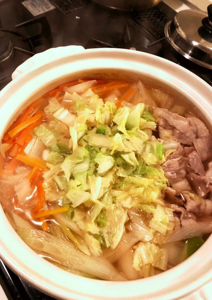 白菜と豚肉のさっぱり鍋-レシピのメイン写真