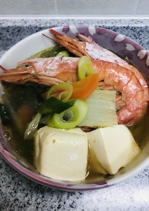 赤エビ汁-レシピのメイン写真