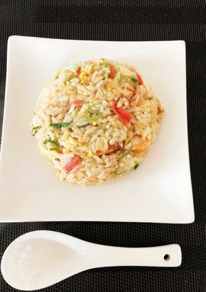 カニカマとエビのチャーハン-レシピのメイン写真