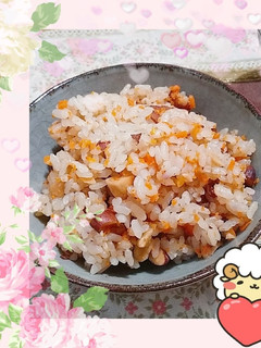 マクロビ☆アーモンドと人参の炊き込みご飯-レシピのメイン写真