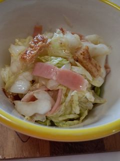 白菜とベーコンのサラダ-レシピのメイン写真