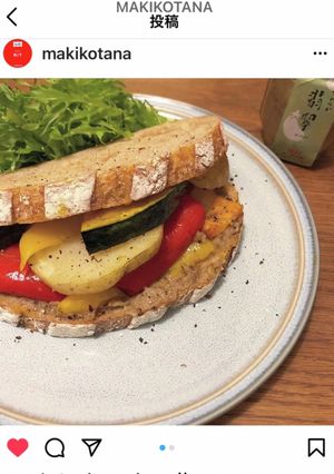 ◆ナミヘイさんレシピ◆焼き野菜サンド-レシピのメイン写真