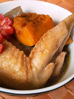 ◆簡単 手羽先とかぼちゃの煮物◆-レシピのメイン写真