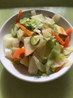 【保育園給食】りんごのサラダ-レシピのメイン写真