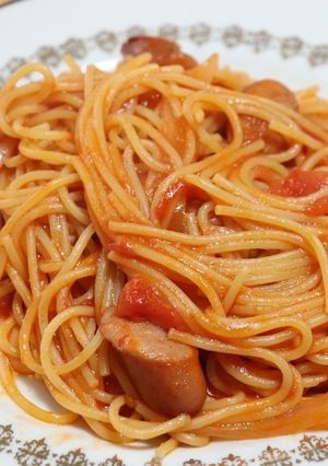 フライパン1つで！ソーセージトマトパスタ-レシピのメイン写真
