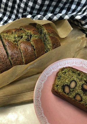 HM使用★黒豆と緑茶のパウンドケーキ-レシピのメイン写真