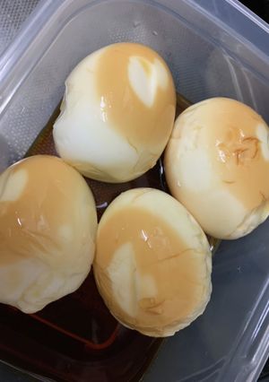 簡単おつまみ☆ゆで卵の酢醤油漬け-レシピのメイン写真