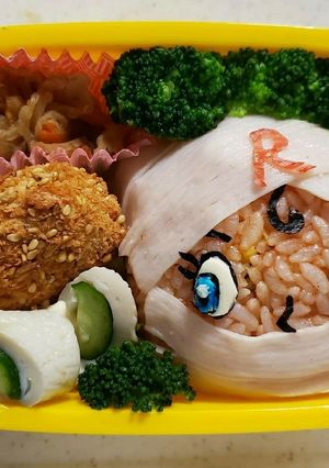 キャラ弁 ロールパンナちゃん-レシピのメイン写真