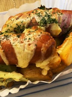 フランクフルトとポテトのマヨネーズ焼き-レシピのメイン写真