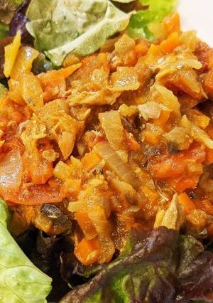 ダイエットにも！トマトと鯖缶でサバカレー-レシピのメイン写真