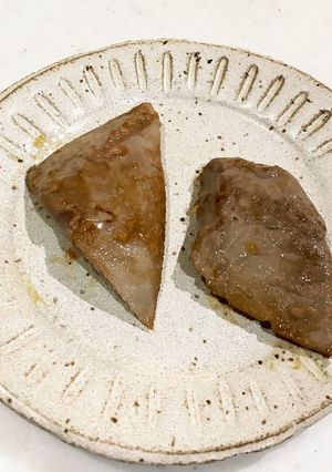 晩御飯で余ったお刺身をステーキに！-レシピのメイン写真