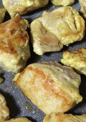 鶏むねのカレー風味焼き-レシピのメイン写真