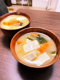 あったか基本の味噌汁!(味噌投入は最後)-レシピのメイン写真