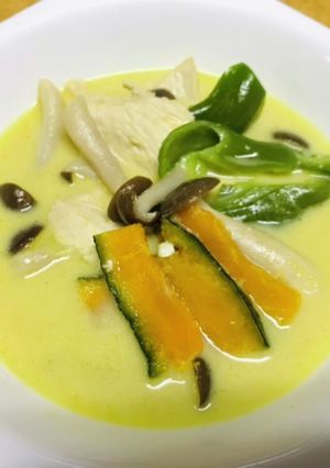簡単！お手軽グリーンカレー-レシピのメイン写真