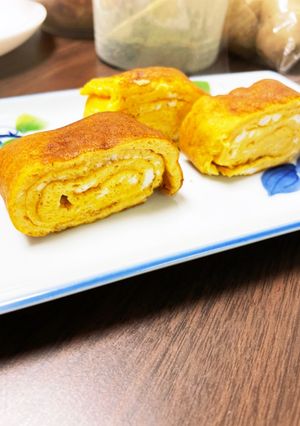 簡単5分!ノーマル卵焼き-レシピのメイン写真