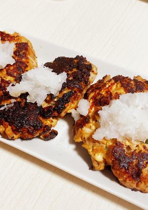 マグロのさんが焼き(和風ハンバーグ風)-レシピのメイン写真