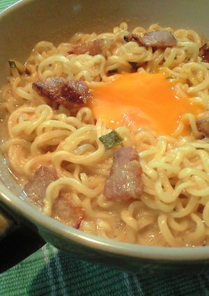 インスタントクリーミー味噌ラーメン！？-レシピのメイン写真