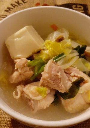 簡単★塩麹鍋★材料入れるだけの鶏鍋-レシピのメイン写真