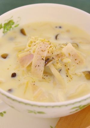かんたん★きのこの豆乳スープ-レシピのメイン写真